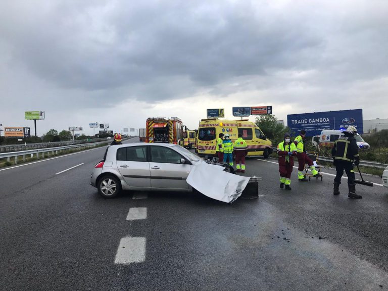 Grave accidente de tráfico en la M-503 en Pozuelo de Alarcón