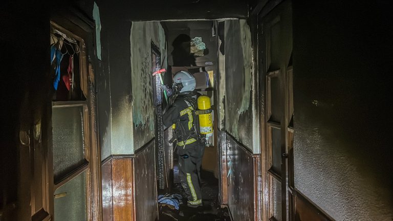 incendio de una vivienda