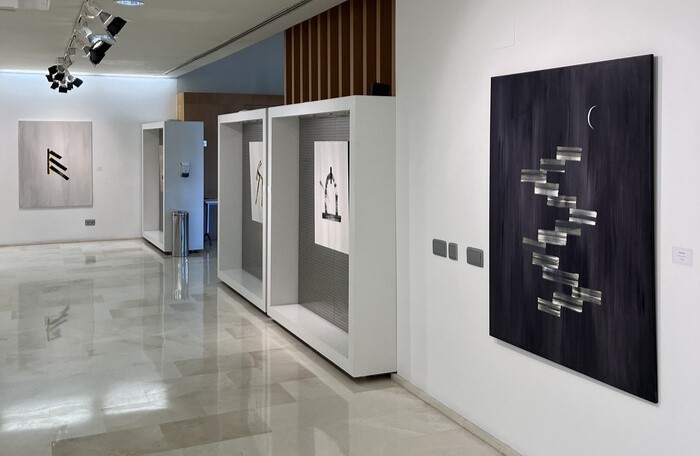 Exposición VIRAJE de Fuentetaja en la sala Volutrno